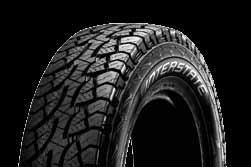 INTERSTATE All Terrain INTERSTATE A/T TrACEr and AT-30 The unique all-terrain tyre is built for rough conditions, with three-ply tread and/or three-ply sidewall construction in selected sizes.