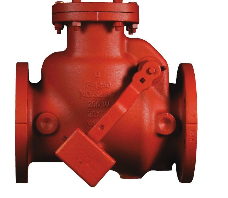 FEATURES/BENEFITS/SPECIFICATIONS AMERICAN Flow Control Series 52-SC Swing Check Valves incorporate design features to help increase service life for water and wastewater applications.
