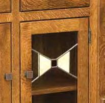 bowtie inlay on door