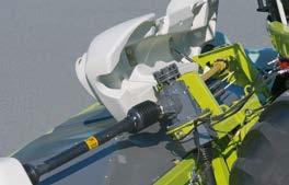 CLAAS offers side knives for use in severely intertwined crops. 1 DIRECT DISC 600 / 500, suitable for crop heights up to 4.