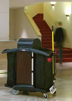 Compact Housekeeping Carts Ergonomic and lightweight housekeeping solutions. CLEANING: Housekeeping Carts High capacity-to-footprint ratio. Multiple accessories available for a customised solution.