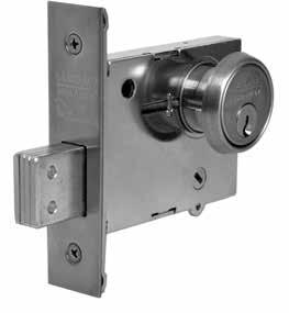 4870 Series Deadbolts Specifications For Doors Door thickness 1-3/4" (44mm) standard (For thicker doors, consult factory) Backset 2-3/4" (70mm) only Strike # 480 Strike Standard: 3-1/2" (89mm) x