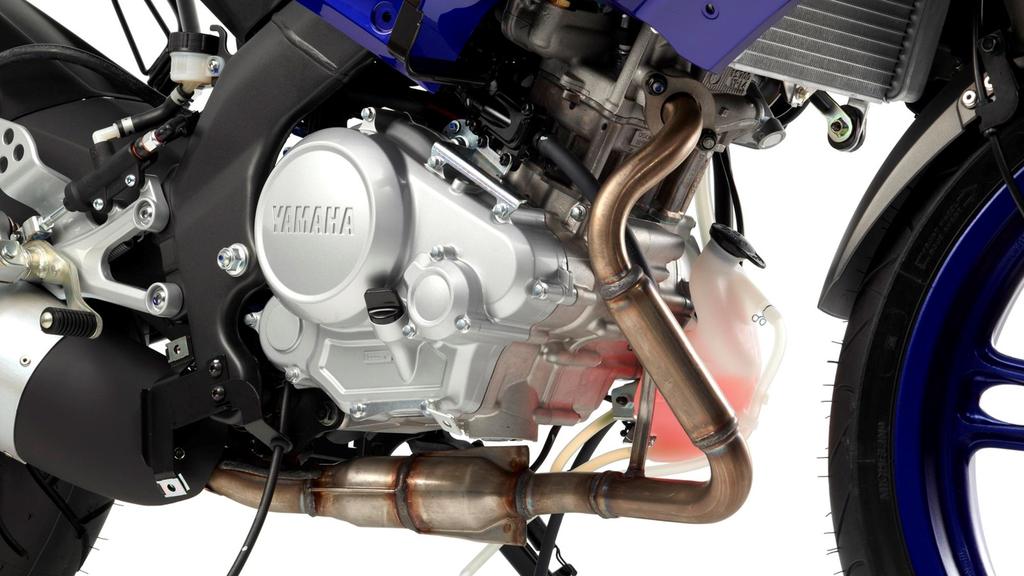 YZF-R125 Liquid-cooled 4-stroke single-cylinder 125cc engine The YZF-R125 s advanced engine combines a 4-valve cylinder head and fuel-injection for