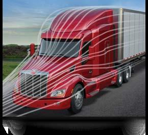Cab Roof and Side Extender Fairings Cab Roof 4 to 8% Saves, on average, around 700 fuel gallons