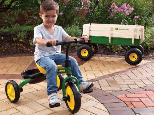 GREEN STEEL TRICYCLE 46395 - Pack: 2 Rugged steel construction,