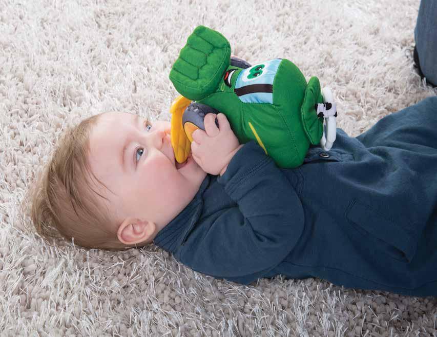 Infant LP68159 Sku: 46699 Clip and Go Johnny Tractor Pack: 6 - Age grade: 0+ Pull teether down to activate