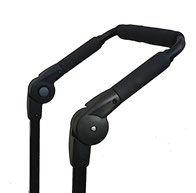 Note: Only compatible with Push Button, Angle-Adjustable Folding Stroller Handle Extension.  Note: Solid Back Insert installation requires 4-points of attachment hardware.
