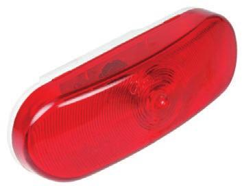 Stop/Tail/Turn Lamps 61 Torsion Mount III Oval Stop/Tail/ Turn Lamp Torsion Mount III, Gel-Mount bulb cradle design minimizes bulb vibration Locking tabs ensure solid pigtail connection