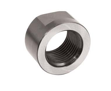 Stub Mill Holders Accessories Replacement Nut for Stub Mill Holders Part Number escription ength of Nut 3/4-STUBNUT 3/4 18 mm (0.70 ) 1-STUBNUT 1 22.5 mm (0.88 ) 1-1/4-STUBNUT 1-1/4 22.5 mm (0.88 ) 1-1/2-STUBNUT 1-1/2 33.