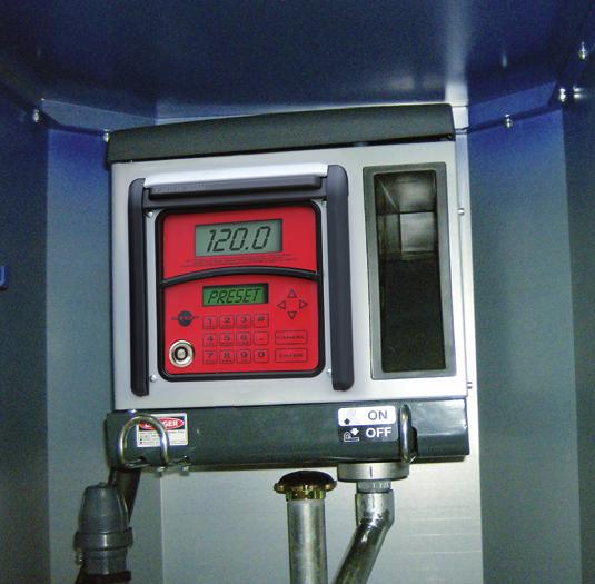 597 indicator (measuring accuracy +/- %, for installation at the container) and a digital indicator