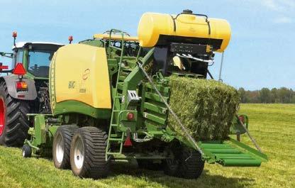 5" x 2'11"), this machine has the smallest chamber of any of the standard range of KRONE big balers.