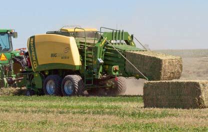 Choose between single and double knotters. This machine is also available as a MultiBale version, enabling you to pack up to 9 small packs in one big bale.