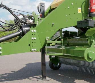 Smooth start All KRONE big balers feature a hydraulic start assist system.
