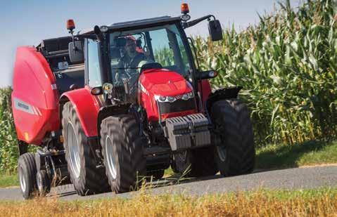 28 In total control Front linkage: Integrated design for complete versatility Each feature on the MF 5600 improves tractor versatility and improves field performance, from the compact, integrated