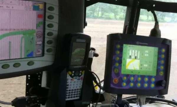 overview in tractor cabin GPS Autosteer