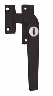 Series 25 Window Lock Contemporary lockable window fastener. Provides handle, pull and lock for window.