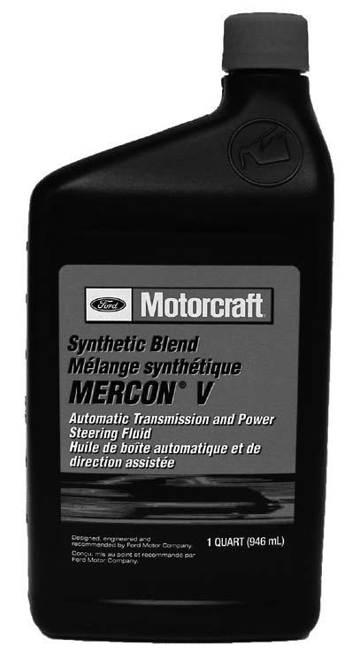 MERCON V 1 Qt. 12 (Case Qty.) 189627 Motorcraft Synthetic Blend MERCON V Automatic Transmission and Power Steering is a high-quality automatic transmission fluid recommended by Ford Motor Company.