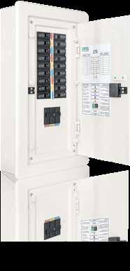 LOAD CENTER RANGE QC-100AF MCB PLUG-IN TYPE Table (3) Main breaker available range is: 30-40-50-60-70-80-90-100 A QC 18W NO. OF WAYS BOX Dim. COVER Dim. MCFD* Dim.