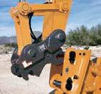 Series excavators are available in long reach (CX210B and CX240B), long carriage (CX130B) and
