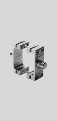Tandem cylinders DNCT, standard port pattern Trunnion mounting kit DAMT The mounting kit can be attached at any position along the profile barrel of the cylinder.
