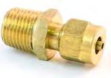 Material: CA360 brass Working Pressure: up to 150 PSI Temperature Range: -40 F to 200 F