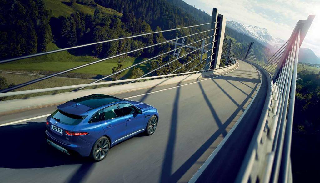 EXPERIENCE JAGUAR GEAR Your Jaguar F-PACE was designed to handle every twist and turn flawlessly and elegantly.