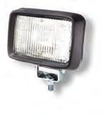9A 64621 64611 4 X 6 RECTANGULAR RUBBER WORK LAMP Lamps maintains structural integrity through all weather