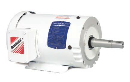Close-Coupled Pump Washdown Duty Motors Baldor close-coupled pump Washdown Duty motors are for commercial and industrial water pump applications, or food processing applications that are exposed to