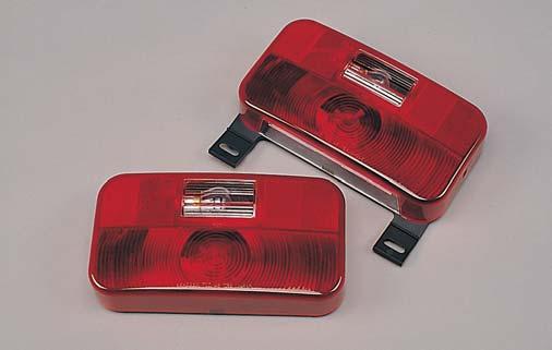 w/backup w/bracket w/white Base- Surface Mount Tail Light #92 Series Radius styling is the key to the smooth flowing design used in the #92 series tail light.