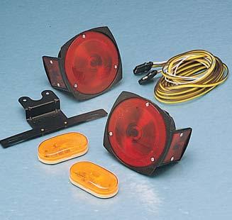 stop-tail-turn light has a rear Class A reflex reflector and built-in clearance/side marker with reflex lens. The light is available with or without a license light and/or bracket.