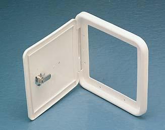 DOOR - SEWER HOSE / SEWER HOSE CARRIER Door - Sewer Hose Sewer door carrier door, open back, flat frame.