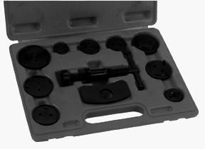 DISC BRAKE CALIPER TOOL SET 40732 ASSEMBLY AND OPERATING INSTRUCTIONS Diagrams within this manual may not be drawn proportionally.