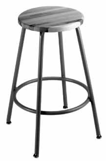 Adjustment Height F-4946-00 18 1 /2"-22 3 /4" 8 1 /2" F-4947-00 22 1 /2"-27 3 /4" 12 1 /2" 15" round upholstered seat 5-legged base with