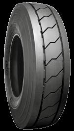 carrying capacity. Its special tread compound ensures a longer tire life.