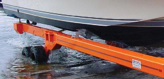 The expanding frame width ensures you can carry boats safely and yet still always store them within