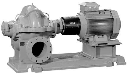 Wilo-ASP (5 Hz) Product Description Scope of supply Pump with bare shaft or Pump on base with coupling and guard without motor or Complete assembly on base with motor.
