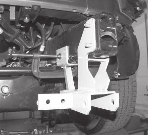 MOUNT INSTALLATION INSTALLATION INSTRUCTIONS 1. Remove bumper and brackets by unbolting at frame. Retain fasteners. 6.