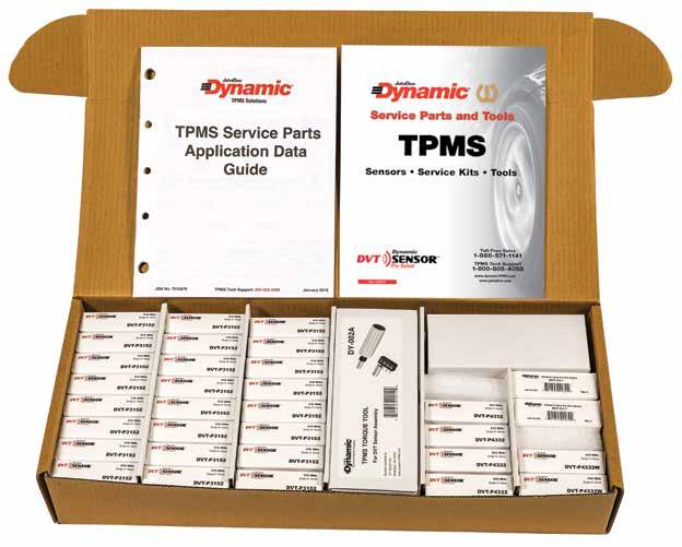 TPMS Starter Kits Programmable DVT-30PS Pro-Select Programmable Sensor Starter Kit The DVT-30 starter kit contains 30 of the DVT Pro-Select sensors.