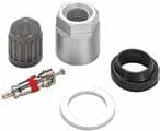 TPMS Service Kits & Assortments D B C Clamp-in Kit Component Replacement Reason Result (A) Grommet/seal Crack, deteriorate and leak over time Leak path at valve stem A The OEM requires that the valve