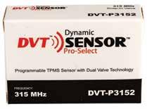 Dynamic DVT Pro-Select Programmable Sensors Pro-Select DVT-P3152 DVT Pro-Select Sensor 315 MHz DVT-P4332 DVT Pro-Select Sensor 433 MHz DVT-P4332W DVT Pro-Select Sensor 433 MHz (WAL) DVT