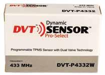 ATEQ, Bartec, Snap-on and Dynamic DY-46. See the complete compatible tool list on Page 6. These three (3) programmable sensors cover approximately 98% of the vehicles on the road today.