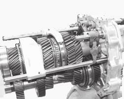 The final drive is a conventional arrangement of gears that divide the torque between the drive axle shafts. The final drive consists of a set of four gears.