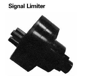 Signal Limiter The signal limiter is a pneumatic device that limits the pneumatic pressure signal to the air valve.