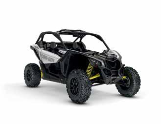 Response System X (QRS-X) CVT with high airflow Double A-arm front suspension with sway bar and -link Torsional Trailing-arm X (TTX) with sway bar TINTED HALF WINDSHIELD DUNE FRONT BUMPER DUNE REAR