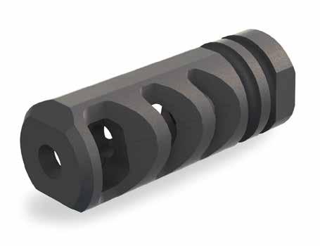 M4-72 Severe-Duty Compensator Maximum Recoil Reduction in a Compact, Rugged Design INDUSTRY LEADING PERFORMANCE Innovative reverse venting triple baffle design provides the highest level of recoil