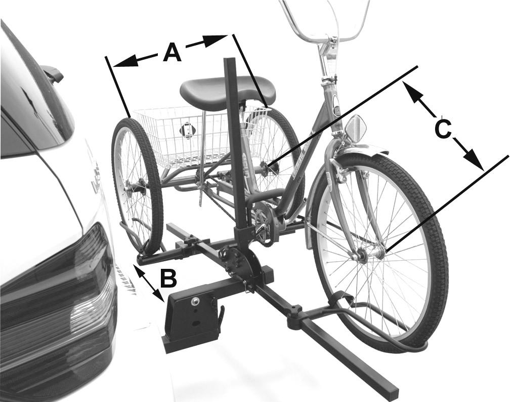 H. Continued For Trike recumbents as shown on the previous page (Fig. 17), a good way to start would be to place the front edge of your front wheel at the end of the driver s side of the car.