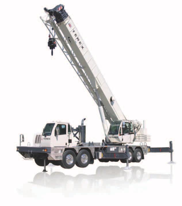 built for the way you work APPLICATIONS The high mobility of Terex truck cranes lets you get to the jobsite quickly and serve a variety of customer needs, including: Placing Equipment Steel Erection