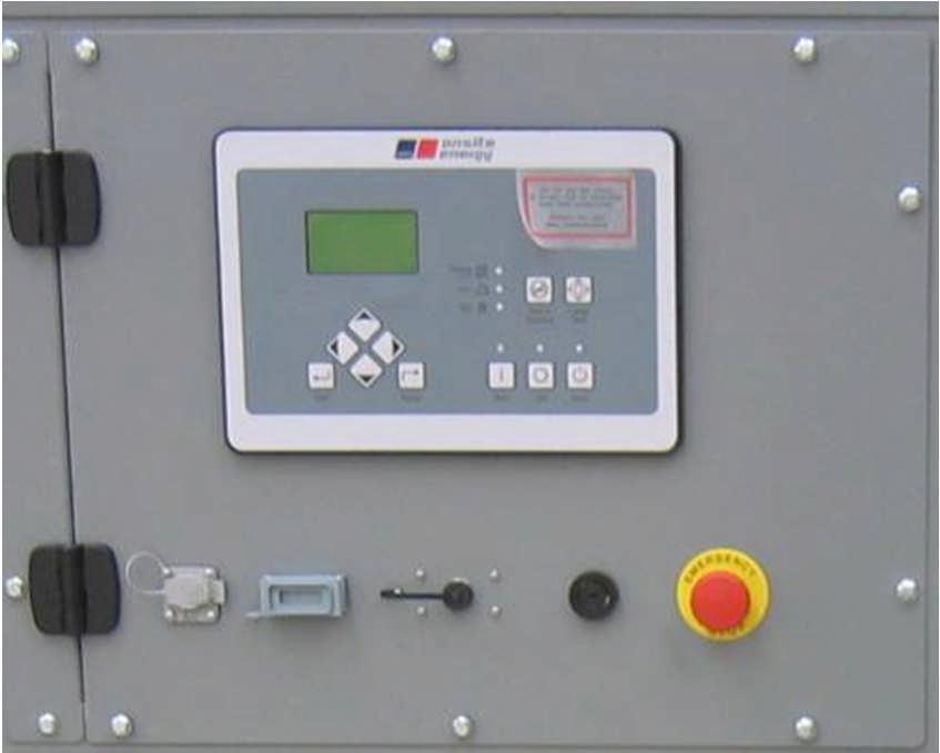 CONTROLLER Technical Features: Different Controler Versions: V1: customer interface for connection of own controller (Terminal box) V2: Single Genset without mains V3a: Single genset for operation
