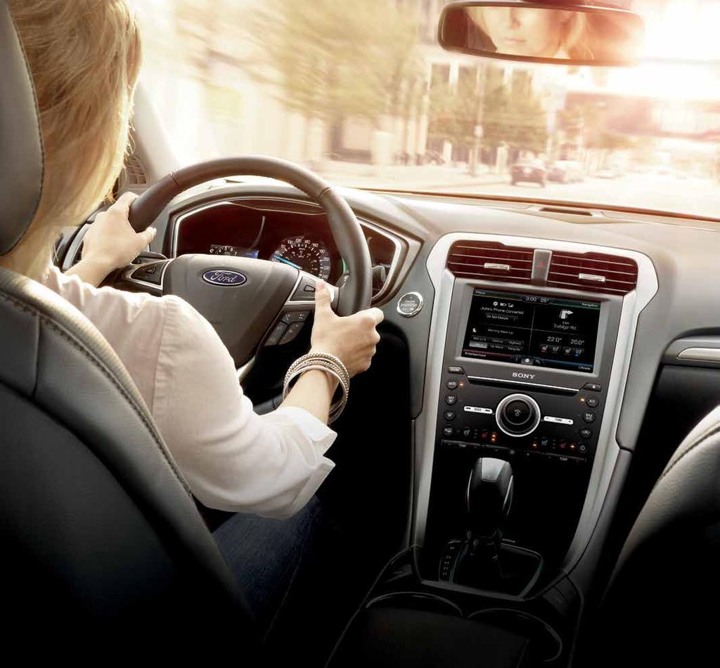 Responsive. Just say a command. Then get connected as voice-activated Ford SYNC delivers hands-free calls with the simple push of a button and the sound of your voice.