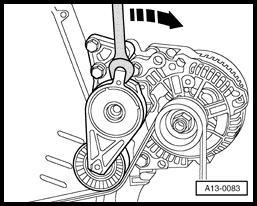 Engine, disassembly and assembly (Page 13-9) Work sequence - Remove right - hand insulation tray General body